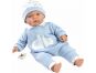 Llorens 13847 Joel realistická panenka miminko s měkkým látkovým tělem 38 cm 2
