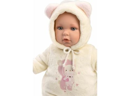 Llorens 14208 Baby Julia realistická panenka miminko s měkkým látkovým tělem 42 cm - Poškozený obal
