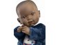 Llorens 14247 Baby Zareb realistická panenka miminko s měkkým látkovým tělem 42 cm 4