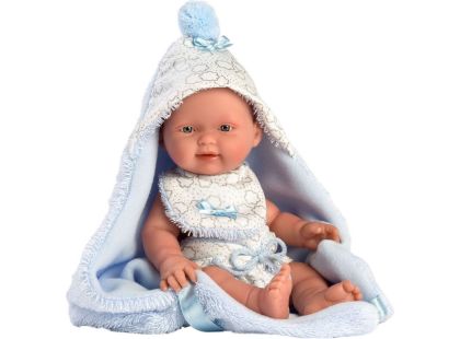 Llorens 26307 chlapeček panenka miminko s celovinylovým tělem 26 cm