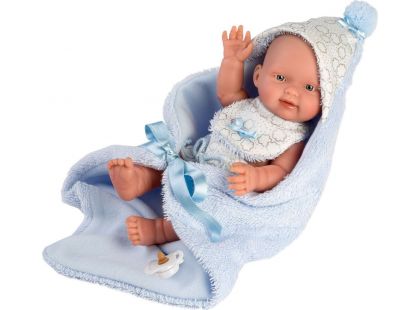 Llorens 26307 chlapeček panenka miminko s celovinylovým tělem 26 cm