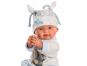 Llorens 26311 New Born chlapeček realistická panenka miminko s celovinylovým tělem 26 cm 4