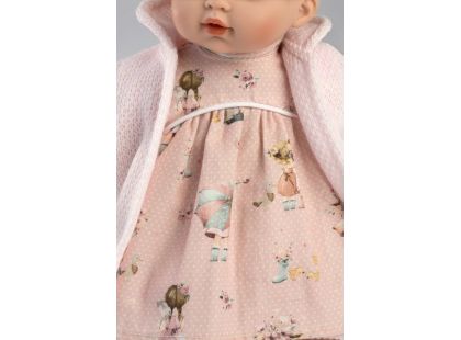 Llorens 33152 Aitana realistická panenka se zvuky a měkkým látkovým tělem 33 cm
