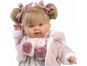 Llorens 42280 Alexandra realistická panenka se zvuky a měkkým látkovým tělem 42 cm 4