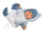 Llorens 42405 Baby Enzo realistická panenka se zvuky a měkkým látkovým tělem 42 cm 3