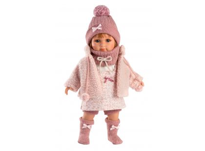 Llorens 53539 Nicole realistická panenka s měkkým látkovým tělem 35 cm