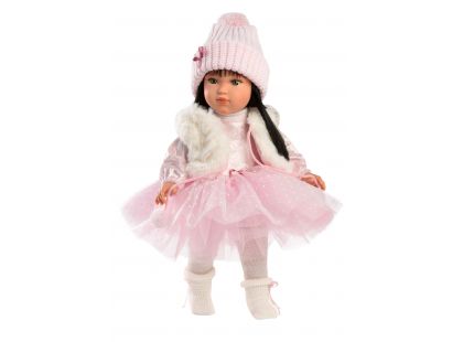 Llorens 54043 Greta realistická panenka s měkkým látkovým tělem 40 cm