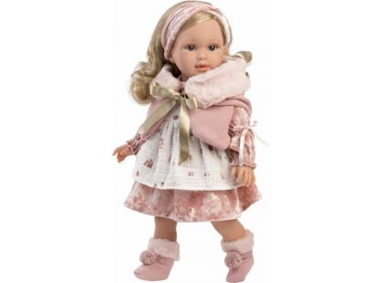 Llorens 54044 Lucia realistická panenka s měkkým látkovým tělem 40 cm