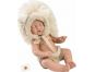 Llorens 63203 New born holčička spící realistická panenka miminko s celovinylovým tělem 31 cm 2