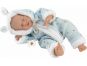 Llorens 63301 Little baby spící realistická panenka miminko s měkkým látkovým tělem 32 cm 5