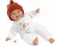 Llorens 63303 Little baby realistická panenka miminko s měkkým látkovým tělem 32 cm 2