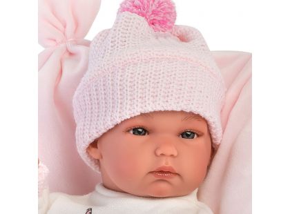 Llorens 63556 holčička panenka miminko s celovinylovým tělem 35 cm