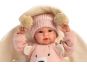 Llorens 63644 New Born realistická panenka miminko se zvuky a měkkým látkový tělem 36 cm 3