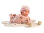 Llorens 63644 New Born realistická panenka miminko se zvuky a měkkým látkový tělem 36 cm 4