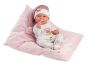 Llorens 73880 New Born holčička realistická panenka miminko s celovinylovým tělem 40 cm 2