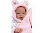 Llorens 73898 New born holčička realistická panenka miminko s celovinylovým tělem 40 cm 3