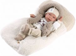 Llorens 73899 New born chlapeček realistická panenka miminko s celovinylovým tělem 40 cm