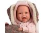 Llorens 74010 New born realistická panenka miminko se zvuky a měkkým látkový tělem 42 cm 3