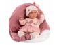 Llorens 74014 New Born realistická panenka miminko se zvuky a měkkým látkovým tělem 42 cm 2