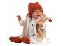 Llorens 74018 New Born realistická panenka miminko se zvuky a měkkým látkovým tělem 42 cm 2