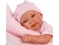 Llorens 84328 New born holčička realistická panenka miminko s celovinylovým tělem 43 cm 5