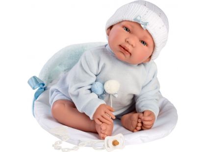 Llorens 84451 panenka miminko se zvuky a měkkým látkový tělem 44 cm