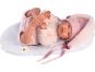 Llorens 84452 panenka miminko se zvuky a měkkým látkový tělem 44 cm 3