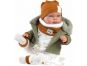 Llorens 84465 New born realistická panenka miminko se zvuky a měkkým látkovým tělem 44 cm 2