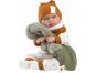 Llorens 84465 New born realistická panenka miminko se zvuky a měkkým látkovým tělem 44 cm 3