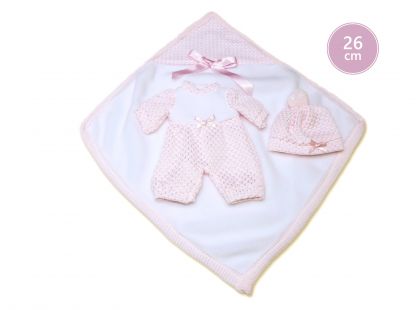 Llorens M26-310 obleček pro panenku miminko New born velikosti 26 cm