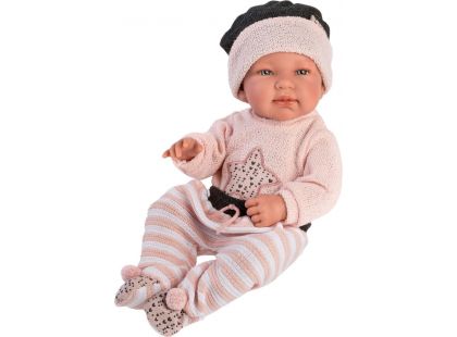 Llorens M843-26 obleček pro panenku miminko New born velikosti 43-44 cm