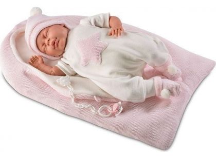 Llorens Panenka Mimi Llorona Durmiente Saquito Rosa 40 cm