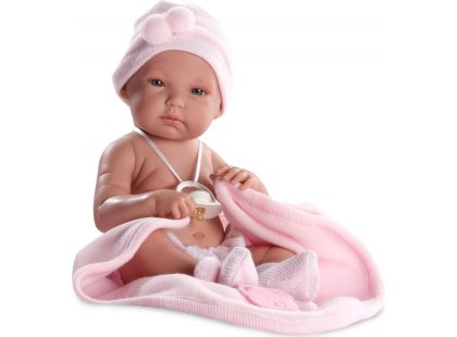 Llorens panenka New Born holčička s doplňky 63530