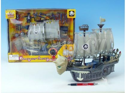 Loď pirátská 37cm