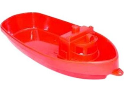 Loď do vody plastová 38 cm červená