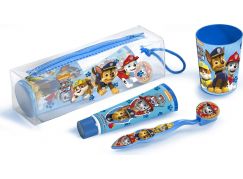 Lorenay Paw Patrol set dentální hygieny se zubním kartáčkem, zubní pastou a skleničkou chlapecký