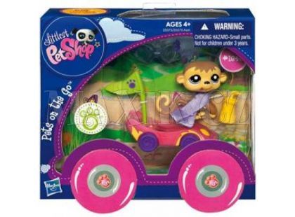 LPS - Zvířátka s dopravním prostředkem Hasbro 25573