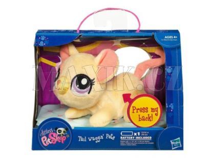 LPS Plyšová zvířátka s pohybujícím se ocáskem Hasbro - Králík