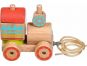 Lucy & Leo 157 Dřevěná tahací mašinka skládačka 6 dílů - Poškozený obal 4