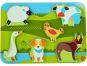 Lucy & Leo 226 Zvířátka na farmě dřevěné vkládací puzzle 7 dílů 3
