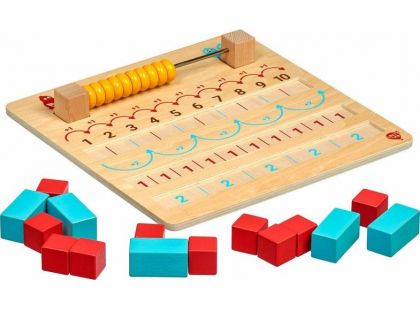 Lucy & Leo 251 Moje první matematická hra dřevěná herní sada