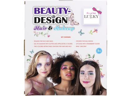 LUKKY sada Beauty Design Vlasy & make up - Poškozený obal