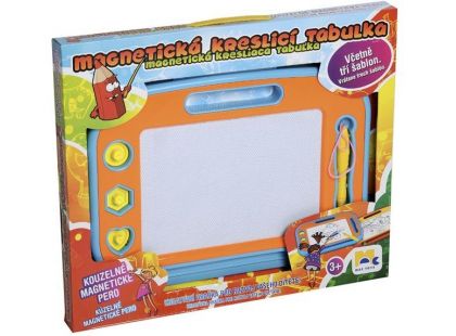 Mac Toys Magnetická tabulka kreslící modro-oranžová