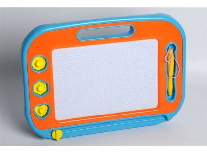 Mac Toys Magnetická tabulka kreslící modro-oranžová