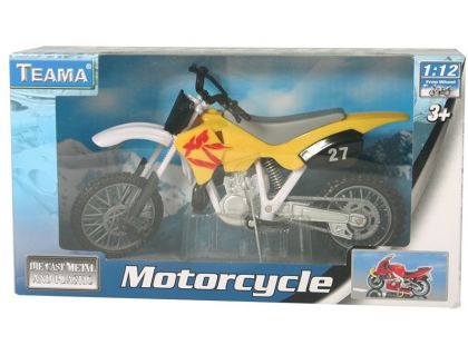 Mac Toys Terénní motorka 1:12 žlutá XR