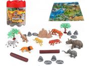 Mac Toys Zvířata safari set 21 ks