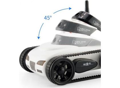 MaDe Auto na dálkové ovládání mobilní aplikací s kamerou bílé - Poškozený obal