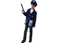 Made Dětský kostým Policista s obuškem 110 - 120 cm