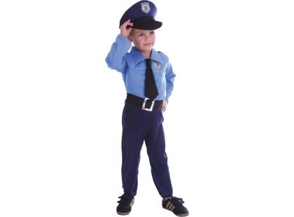 Made Dětský karnevalový kostým Policista 92-104 cm - Poškozený obal