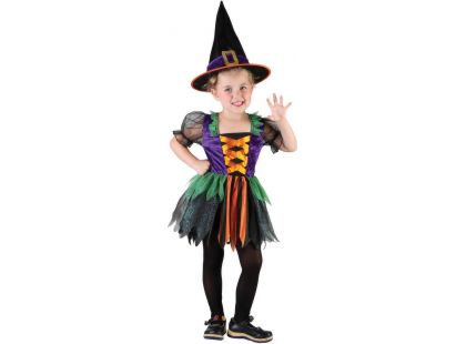 Made Dětský kostým Čarodějka 92-104cm - Poškozený obal
